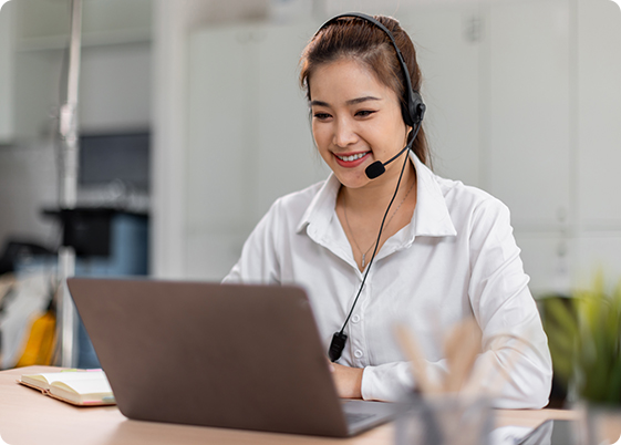 Customer Care Representative Job in Ikeja assisting clients at a laundry and dry cleaning company