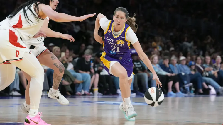 Kelsey Plum Kate Martin connection Sparks WNBA win over Portland Fire