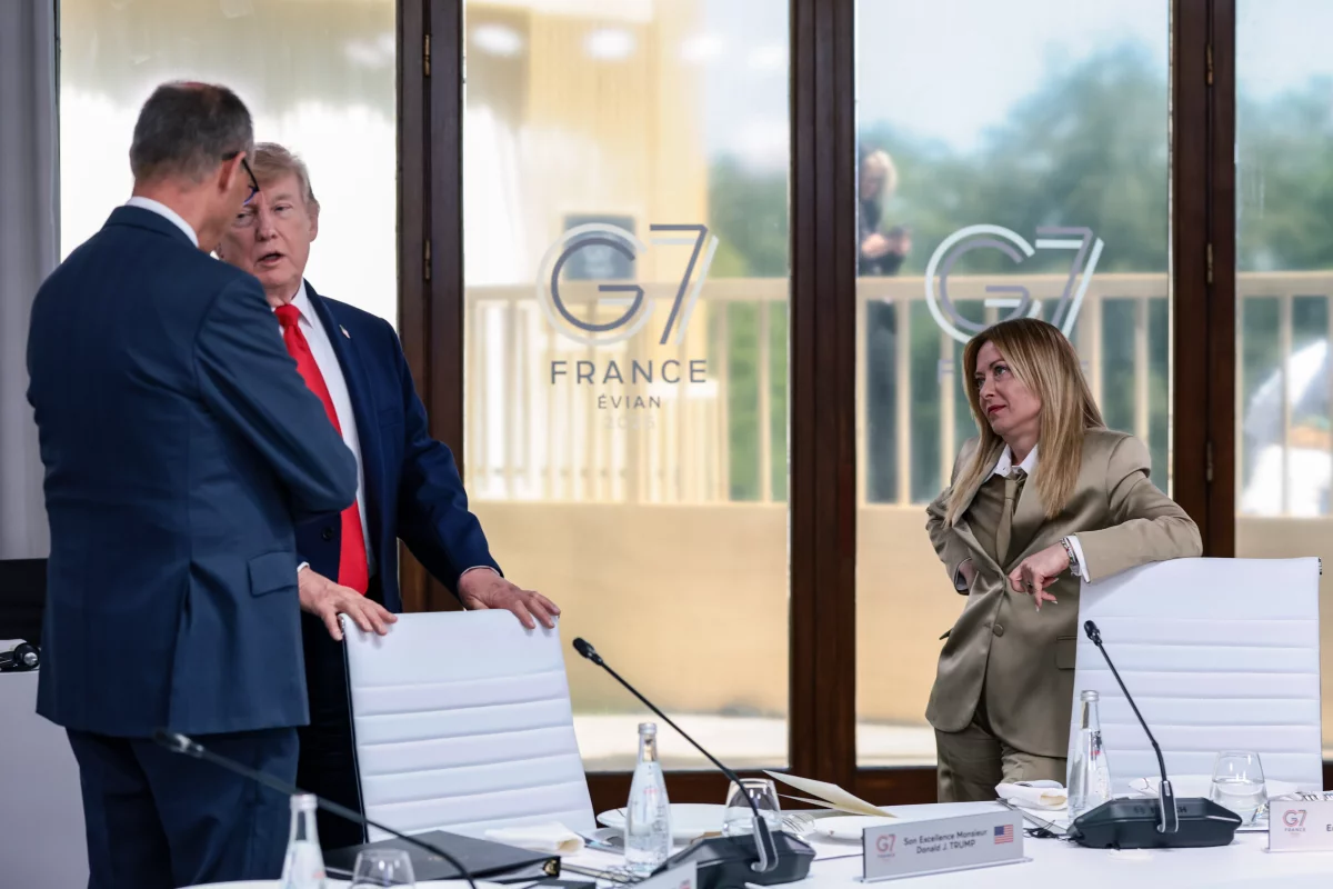 Trump Meloni friendship dispute