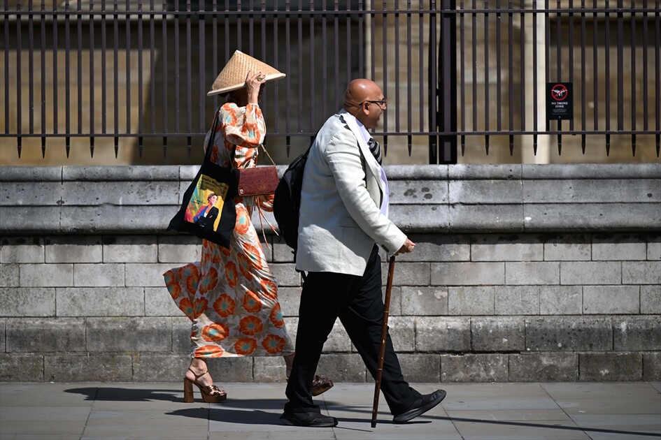 UK set for hottest June day as extreme weather causes widespread travel disruptions