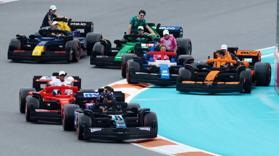 F1 Lego cars return for Silverstone after Miami GP chaos |