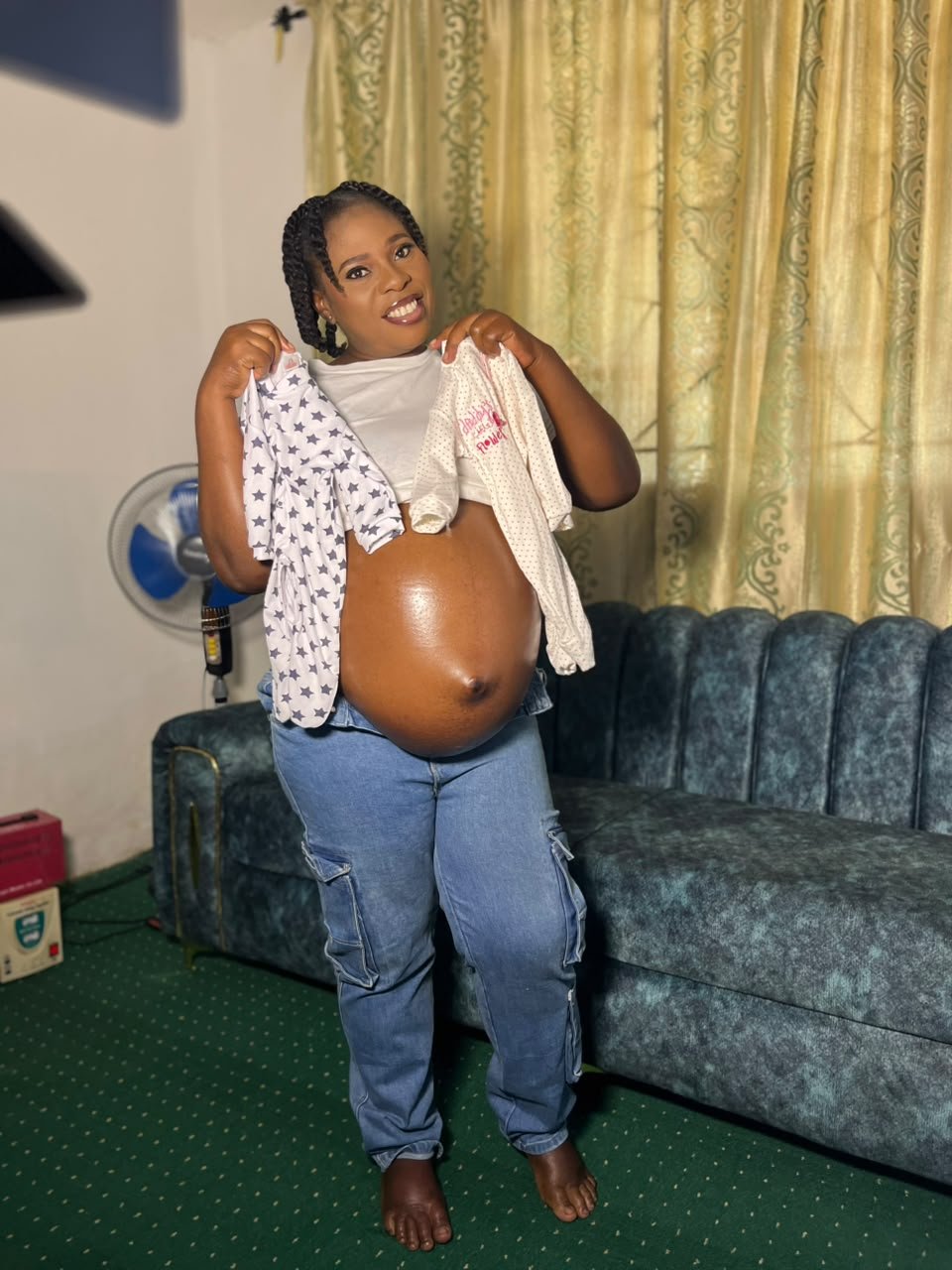 Nigerian mom welcomes twins after 12 years