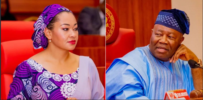 Akpabio Akpoti Uduaghan leaked audio sparks fresh attention on the ongoing Senate dispute.