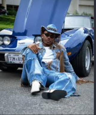 Timini and Bimbo shine in a stylish denim photoshoot.