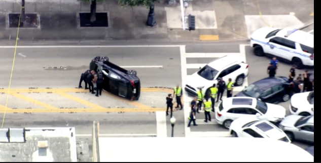Miami Dade police pursuit hospital escape ends after police stop the stolen vehicle.