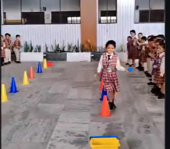 Kids Cone Race Life Analogy