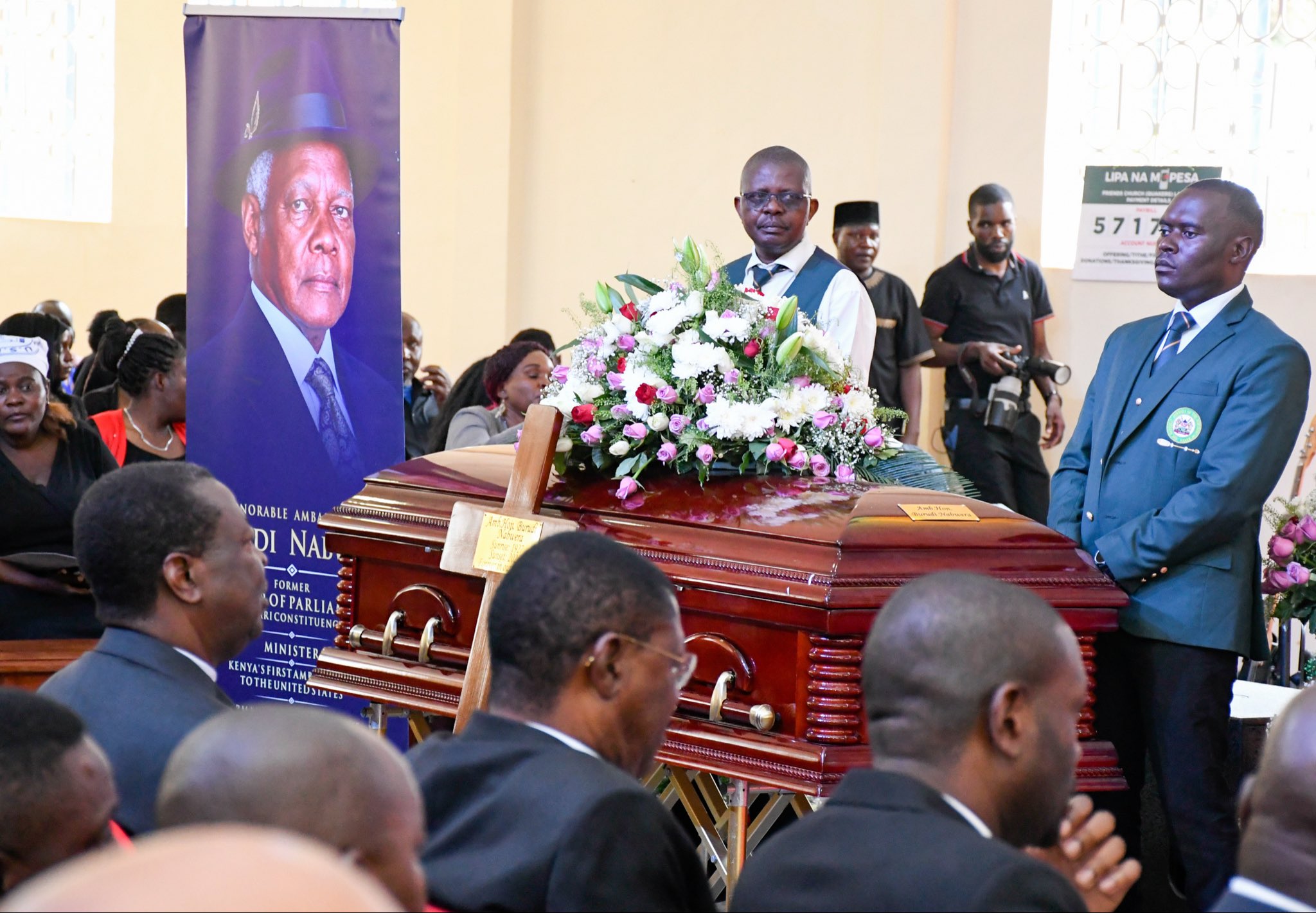Burudi Nabwera requiem mass attended by political leaders and mourners in Lang’ata