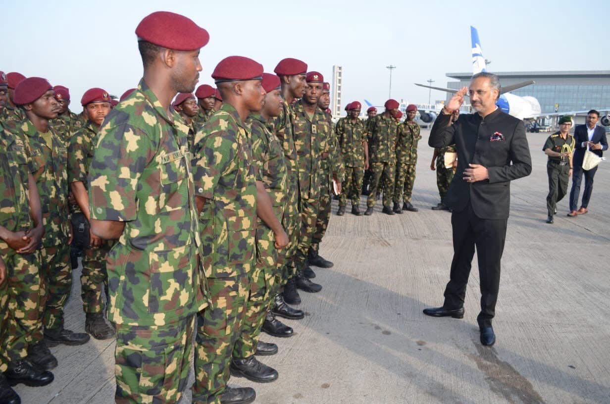 Nigerian Army troops deployed to India for specialised military training