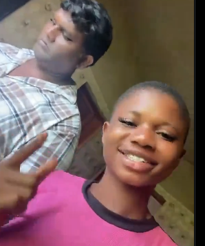 Nigerian woman joyful reunion partner
