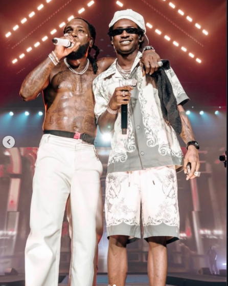 Burna Boy Shallipopi Lagos night out