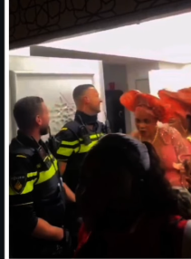 Nigerian bride raises racism concerns after Dutch police interrupt her wedding.