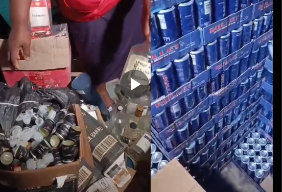 NAFDAC counterfeit facility Lagos uncovered during an operation targeting expired drinks.