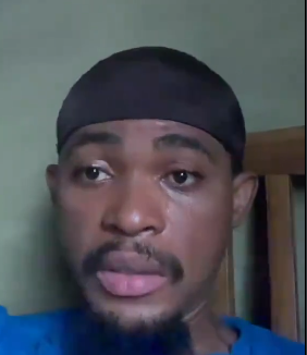 Nigerian man breaks down over joblessness while living at home.