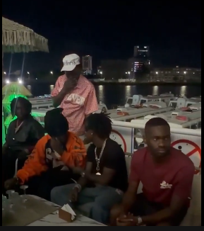 Dave Shallipopi Lagos boat outing with Famous Pluto sparks online reactions.