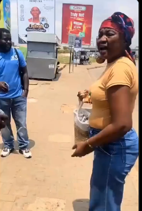 Spanner Junction Jaywalking incident involving a woman and task force officers in Accra.