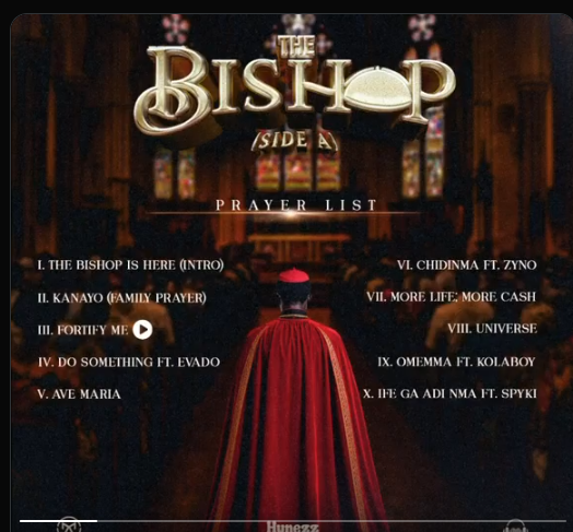 Hynezz The Bishop Side A album blends gospel messages with modern African sounds.