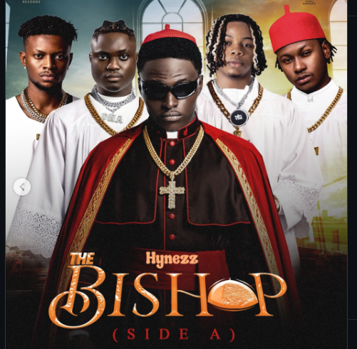 Hynezz promoting The Bishop Side A album with its faith-inspired theme.
