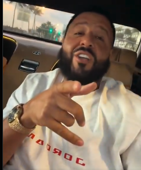 DJ Khaled shares a video listening to Burna Boy’s I Told Them.