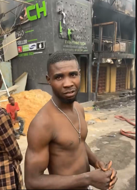 Hero whose phone was reportedly stolen while rescuing people from a burning building