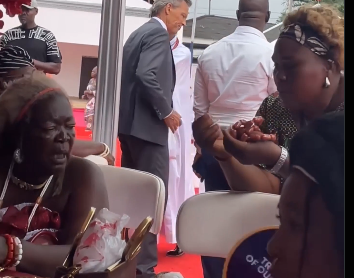 Man Wiping Hand After Palace Handshake