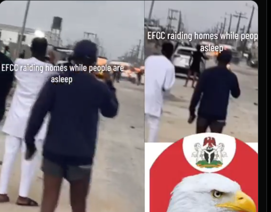 EFCC Orchid Road Lekki raid in Lagos