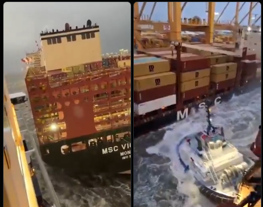 : Mein Schiff 3 collision Bremerhaven incident involving a cruise ship